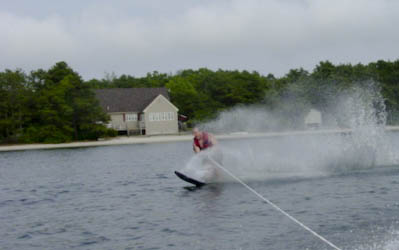 Water Skiing off Tim's Boat
