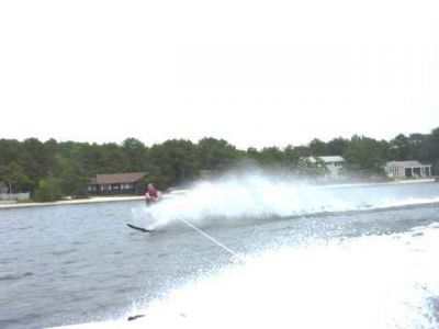 Water Skiing off Tim's Boat
